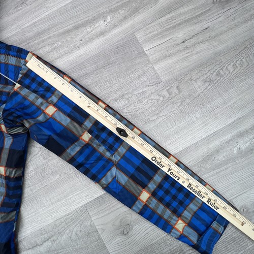 Columbia Windbreaker Jacket Hooded Raincoat Rain Mesh Zip Up Mesh Lined Plaid L - Picture 8 of 12