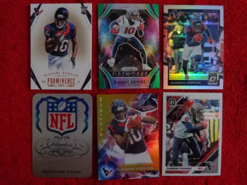 DeAndre Hopkins 2013 RC 2015 Gold Platinum Fireworks prizm  OPTIC x2 TEXANS