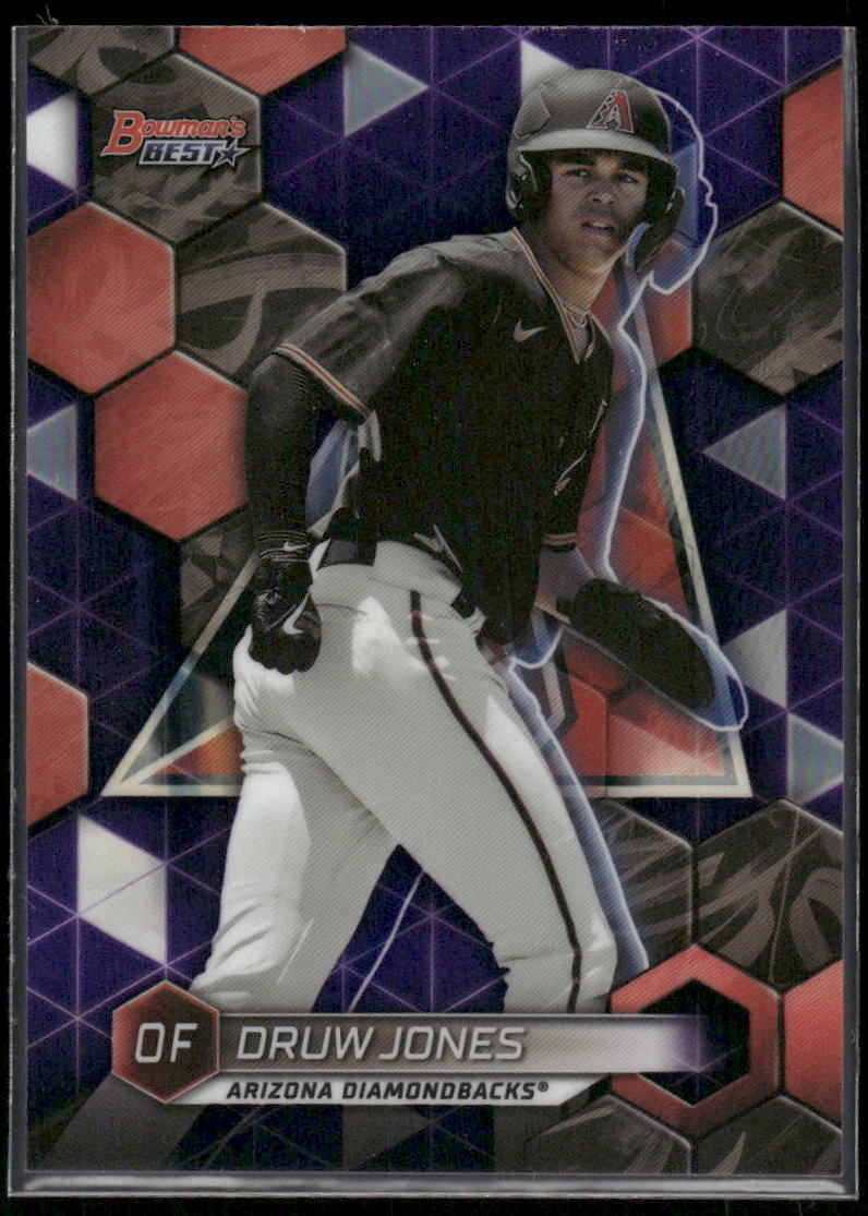 #TP-8 Druw Jones 2023 Bowman's Best #/250 Top Prospects Purple Refractors