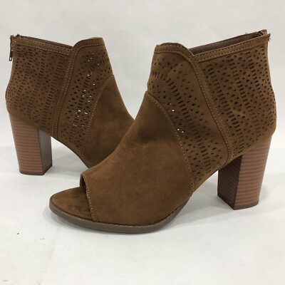 report peep toe booties