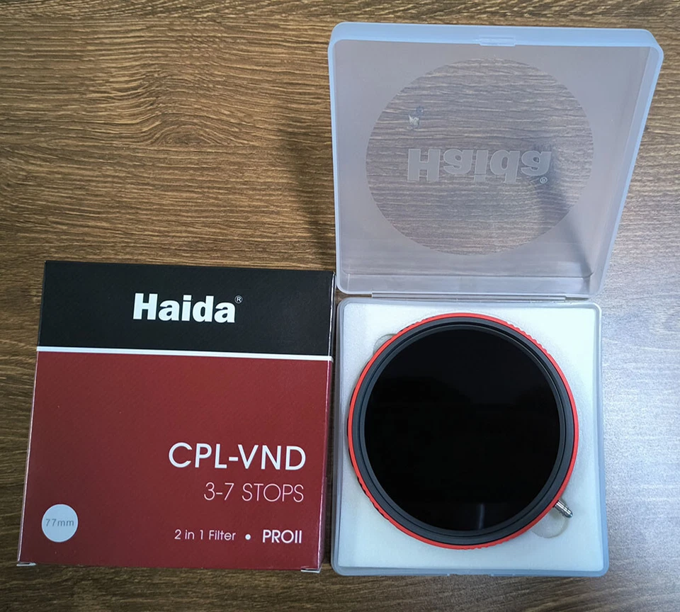 Open Box Haida PRO II CPL-VND 2 in 1 77mm Filter Variable ND 3-7 Stop CPL 2-In-1 - Image 2 of 4