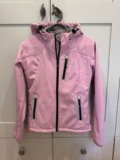 Trespass Waterproof 8000mm Fleece Lined Soft Shell Pink Women’s Jacket UK 8/ S