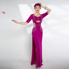 Belly Dance Costume Suit Women's Tassel Dress Oriental Professional Performance