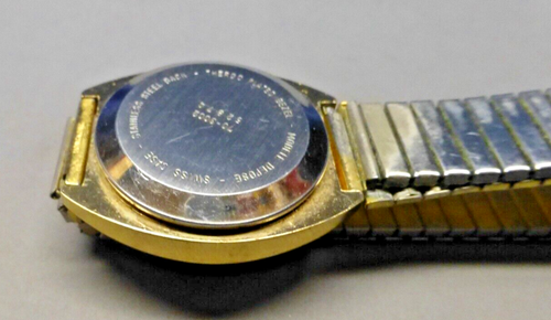 Litronix Swiss Gehäuse Gold 70er E. Gluck Corp. rotes LED Uhrenarmband - for parts - Bild 7 von 7