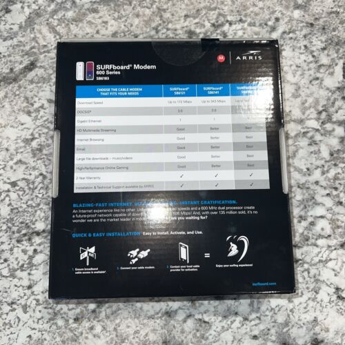 Motorola Arris Surfboard Modem 600 Series SB6183 New Sealed - Picture 2 of 8