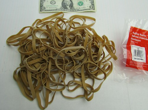 Lot 75 Pc Large Heavy Duty Rubber Bands 1/4" x 3-1/2" x 12.5" Stretched, Bundle - Picture 12 of 12
