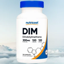 Nutricost DIM (Diindolylmethane) 300mg, 120 Capsules with BioPerine