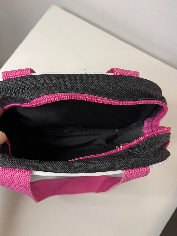 Sanrio Hello Kitty Black White Polka dot Pink Makeup Bag Purse - Image 4 of 4