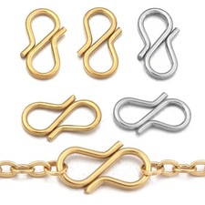 Jewelry Connectors - 30pcs S Shape End Clasps for DIY Handmade Accessories