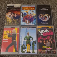 Lot Of 6 UMD Movies For PSP OPEN SEASON ELF KILL BILL 2 LABYRINTH  SEE PICS 