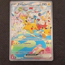 Pikachu EX 149/128 Full Art ITA - Carte Pokemon TCG 30th
