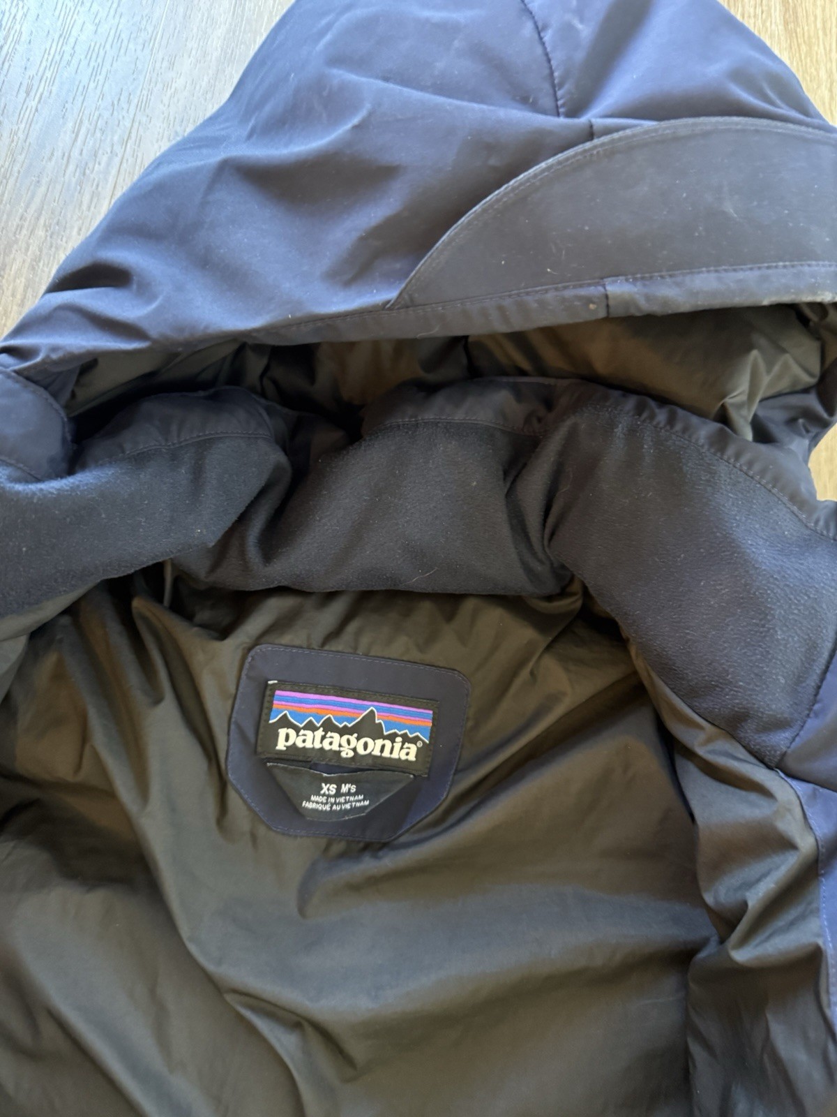 Patagonia Jackson Glacier Down Parka - Mens XS - Blue image 10