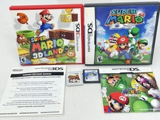 Nintendo DS Mario Bundle - Super Mario 3D Land + Super Mario 64 DS -Tested