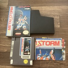 Metal Storm Nintendo NES With Box And Poster No Manual
