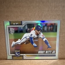 Topps Series One Bobby Witt Jr. #205 Kansas City Royals 75th Anniversary Card