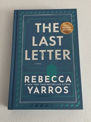 AUTOGRAPHED SIGNED The Last Letter Deluxe Edition by Rebecca Yarros NEW