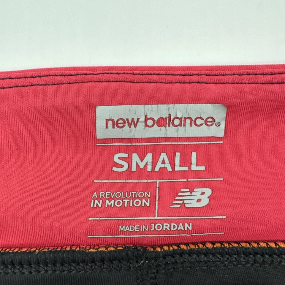 Leggings Capri New Balance Niñas S Negro Rosa Logo... #28719 Foto 3 de 4