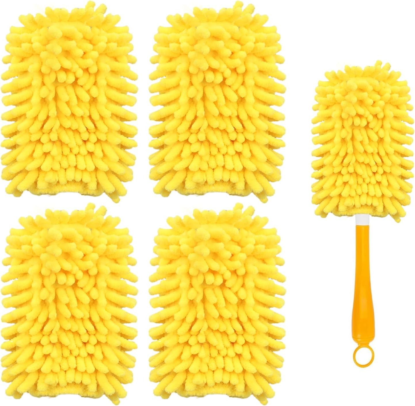 Washable Microfiber Duster Refills: 4 Pack for Swiffer 360 H