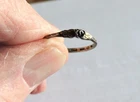 VINTAGE LADIES 12K BLACK HILLS GOLD AND STERLING RING