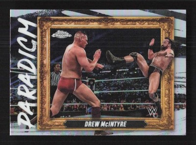 Drew McIntyre 2025 Topps Chrome WWE Paradigm Refractor #PAR-DMI