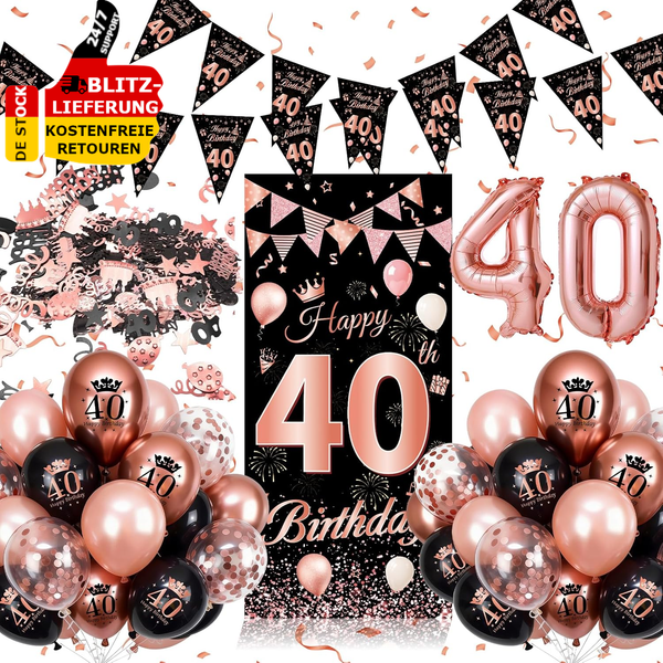 🎈Geburtstagsdeko Geburtstag Deko Luftballons Happy Birthday Dekoration Girlande-image