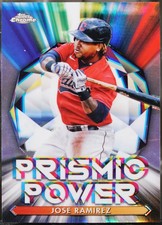 2021 Topps Chrome - Prismic Power Baseball Jose Ramirez #PP-9 VG