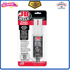 JB Weld Plastic Weld Quick Setting Epoxy Syringe Bonder Repair Glue Black