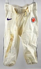Clemson Tigers Game Used White Pants 30 899