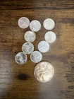 1.4 Oz Silver Rounds Money Metals Exchange 1/2 Oz + (9) 1/10 Oz Rounds