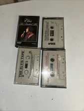 Lot Of 4 Elvis Presley Cassettes-REFER TO PICTURES FOR DETAILS