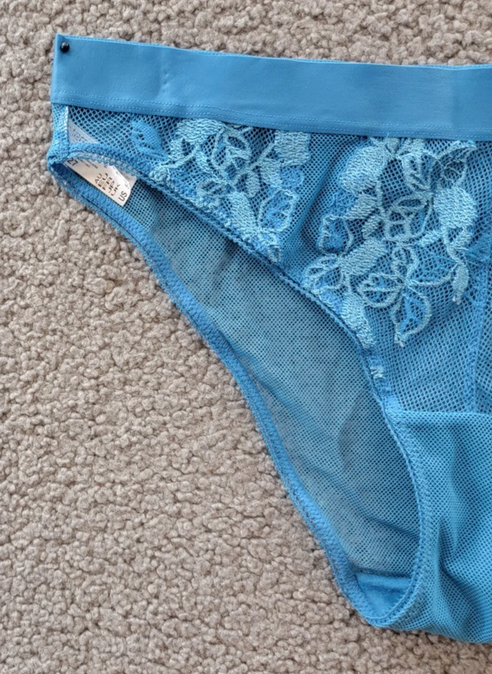 Ropa interior descarada B.tempt'd by Wacoal Opening Act para mujer 5-S azul cintura elástica Foto 3 de 4