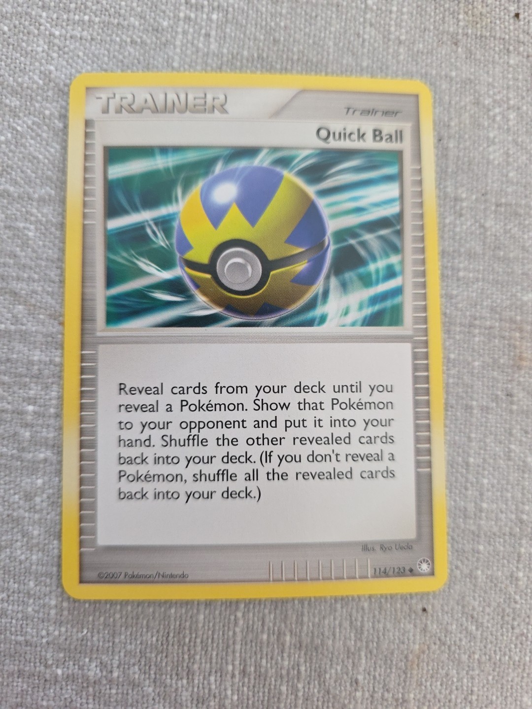 Quick Ball 114/123 Uncommon Pokemon Mysterious Treasures
