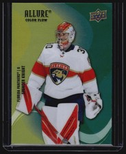 2022-23 Upper Deck Allure #SF-33 Spencer Knight Color Flow Yellow-Green