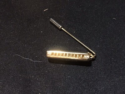 M Hohner 580 Meisterklasse Harmonica Goldtone Stick Pin