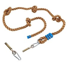 Climbing Rope for Kids, 8.2 FT Long with 4 Knotted Steps, Playground Coffee