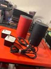 2X AMAZON ECHO 2ND GEN (MODEL: XC56PY) SMART ASSISTANT Excellent Tested