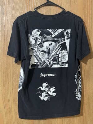 Supreme MC Escher Collage Tee Black Size Medium SS17 | eBay