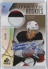 2024-25 SP Game Used Gold Premium Memorabilia 24/49 Graeme Clarke #267 Auto 1pa2