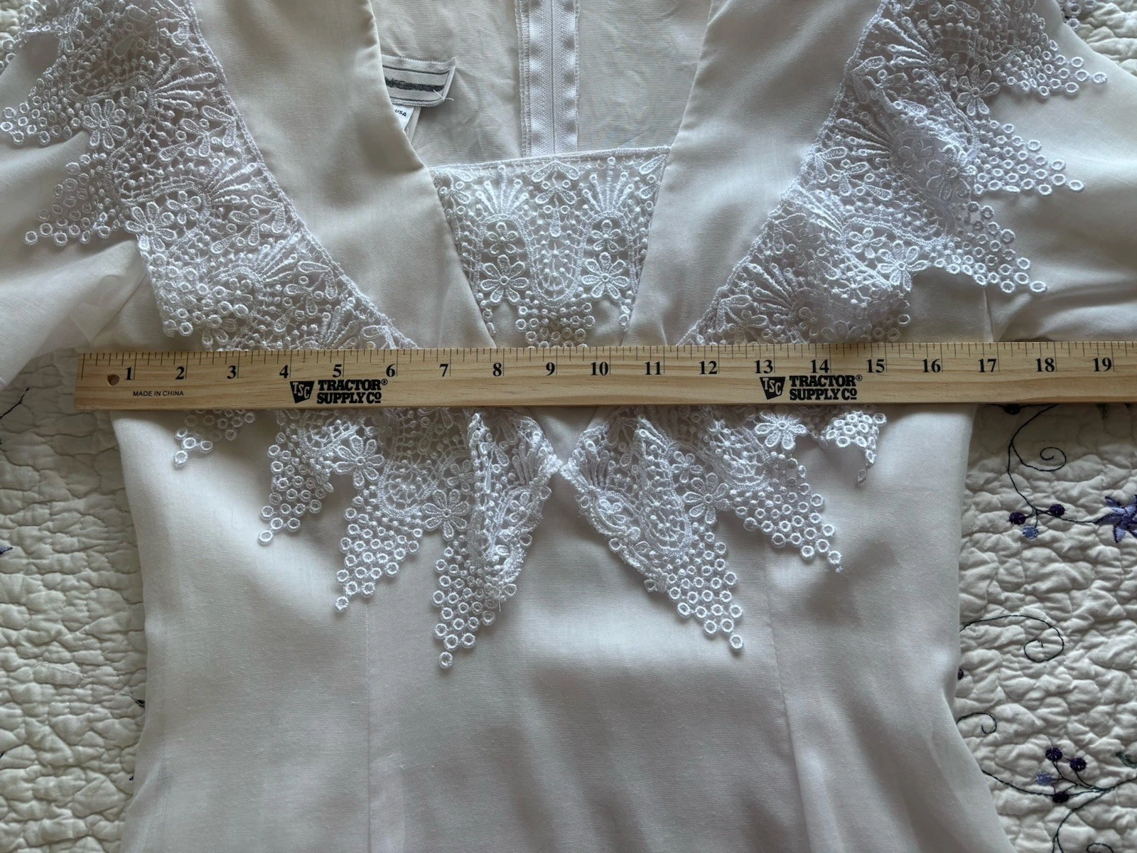OFF WHITE Abito vintage vittoriano McClintock vintage cottage core off bianco 8 matrimonio