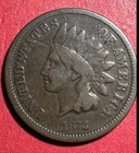 1872 US Indian Head Cent! KEY DATE! Hard to Find! VG Details! Old US Coin!