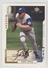 2000 Upper Deck MVP Gold Script 8/50 Darin Erstad #5 b4d