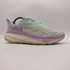 Hoka One One Clifton 9 Women's Size 10.5 B Blue Running Sneakers 1127896 SOLM