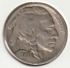 1936 US Indian Head Buffalo Nickel FULL DATE Rare 90 Year Old Collection Coin