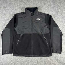 The North Face Boys Black Denali Fleece Outdoor Full Zip Jacket xL 14/16