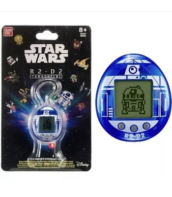 Tamagotchi Star Wars R2D2 Virtual Pet Droid mit Minispielen Schlüsselanhänger - Blau