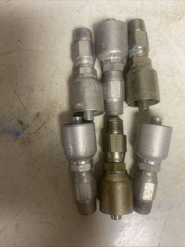 Parker High Pressure Hydraulic Hose Fittings P11343-6-6  3/8 Npt Swivel