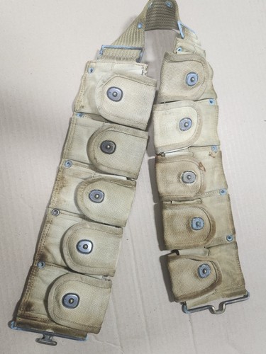 WWI US ARMY M1910 INFANTRY M1903 RIFLE 10 POCKET AMMO BELT