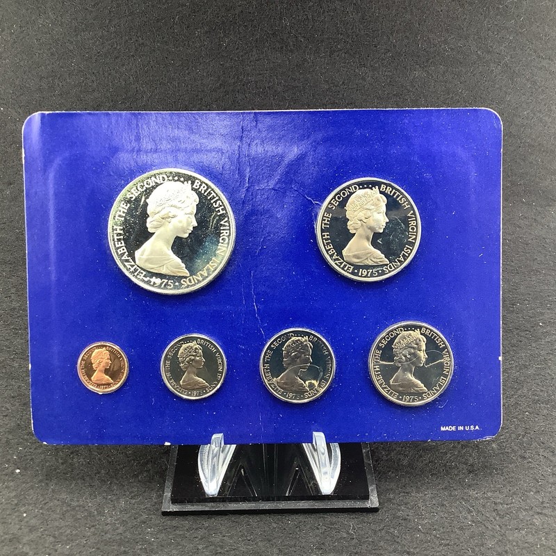 1975 British Virgin Islands Proof Set Franklin Mint