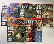 Complete Lot of 2007 Rug Hooking Magazines 5 total with Pull-Out Patterns