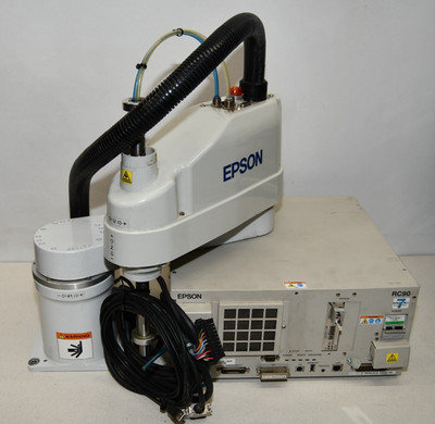 ^ Epson Industrial Robotic Arm LS6-602S W/ RC-90 Controller (09/2018) #X6490